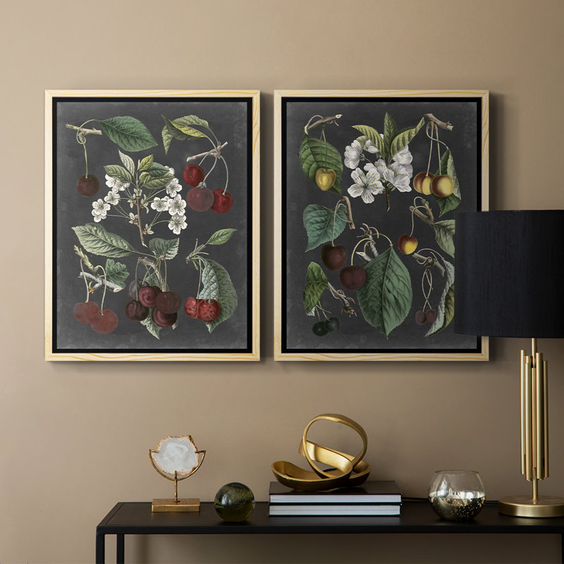 Impression encadrée Orchard Variétés I-Premium - prête à être accrochée - aucun clou requis - aucun clou requis, Bois naturel
