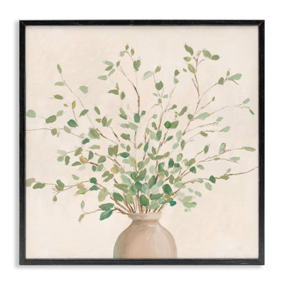 Giclée encadrée Radiant Joyful Garden, design par Aria K.
