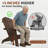 Adirondack Chair, Outdoor Oversized 350Lbs Patio Chair with Cup Holder, All-Season Weatherproof and Fade-Resistant Outdoors Seating,Brown-1080730731-1096310035