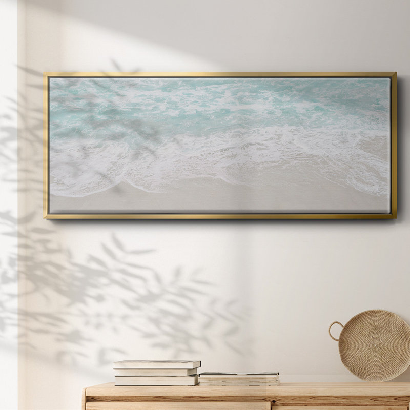 Bord de mer - toile encadrée, H 24 po x l 60 po