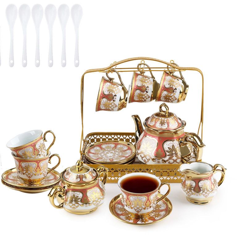Mercer41 1100ml Floral Teapot Set