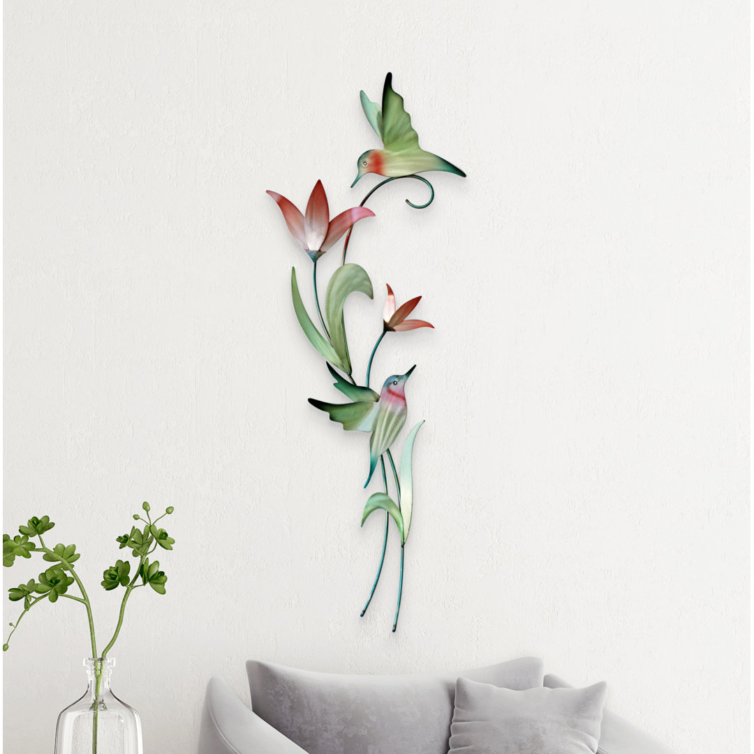 Handmade Traditional Wall Decor on Metal Red Barrel Studio®