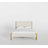 Ardin Solid Wood Bed Frame With Cream Boucle Upholstered Headboard And Footboard-710308512-708457915