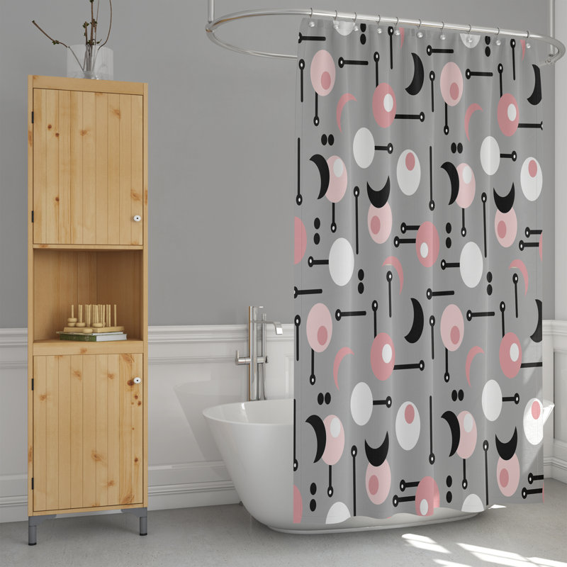 Rideau de douche simple, H 93 po x l 70 po