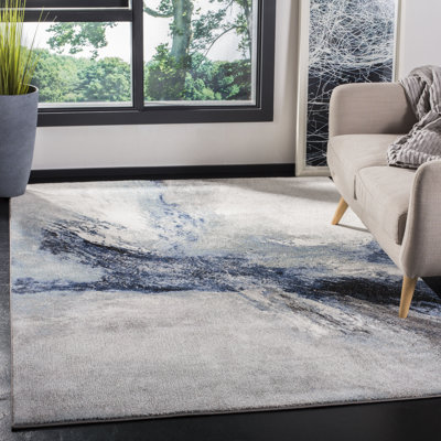 Tapis performance abstrait Elara