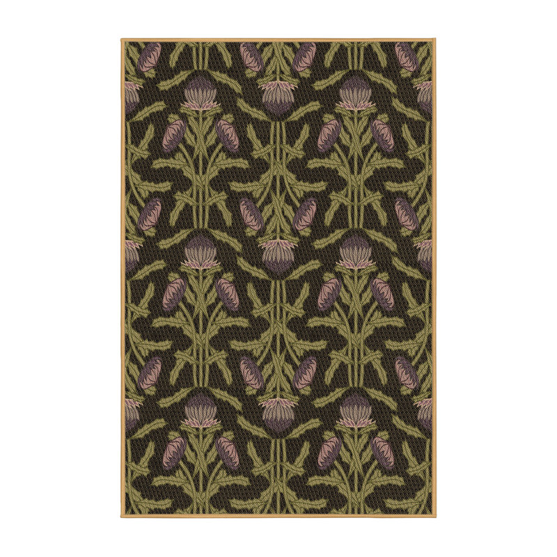 Performance Wool Floral Indoor Rug, Runner 2' x 5'