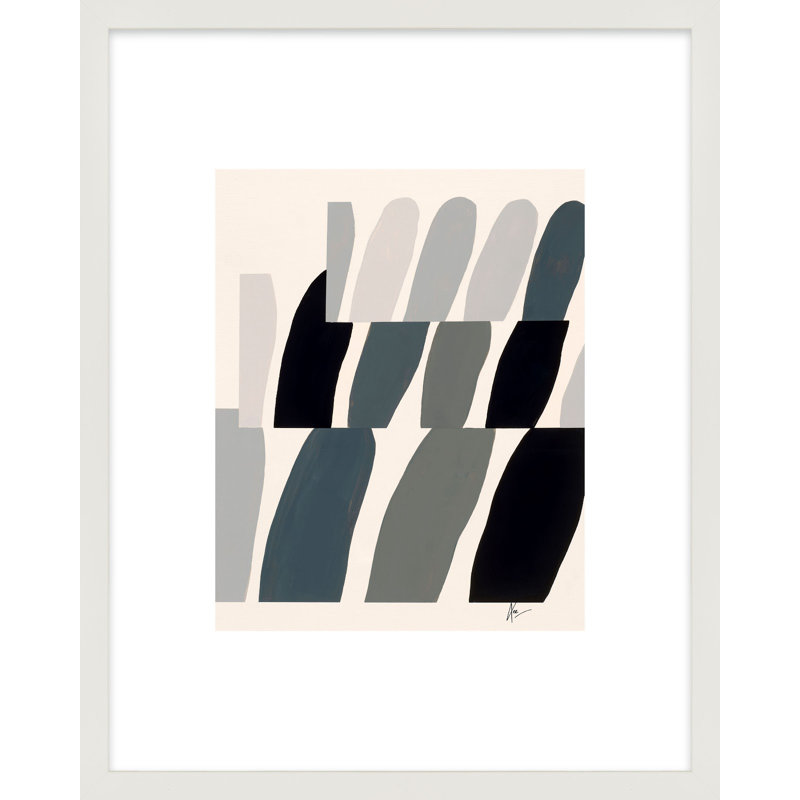Flora 1 Print by Lee Lessem, Black Framed, 25" H x 20" W x 1.25" D