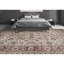 Tapis beige et vin noué à la main de haute qualité