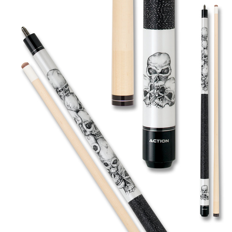 Action Adventure Skulls Pool Cue, 21 oz.