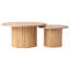 Solid Coffee Table Side Table Set-1924393628