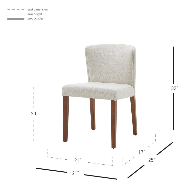 Orla Dining Table Set With Fabric Upholstered Dining Chairs