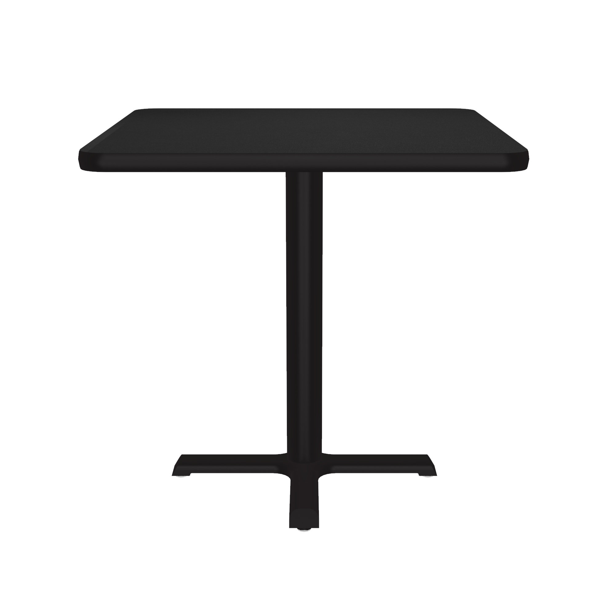 Correll, Inc. Correll 24 Square Café & Break Room Bistro Table, Black