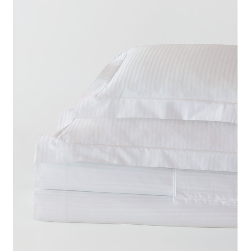Emilio Reversible Duvet Cover Set, Twin Duvet Cover + 1 Sham, White