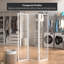 6 Ft. Tall Clear Screen Black 4 Panel-1632086617-1632086615-1680591186