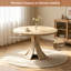 Ensemble de table de salle à manger 5 pièces, ensemble de table de cuisine moderne Mid-Century 43,4 po avec 4 chaises rembourrées, pour la salle à manger de cuisine-1537242659-1537242661