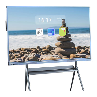 JYXCN Interactive Smart Board 55 Inch, Maximize Engagement! All-in-One Touch Screen Interactive Whiteboard with Dual System & Cloud Sharing - Digital