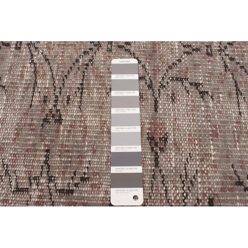 Tapis gris à transition de couleur 5 pi 11 po x 9 pi 2 po