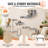 Wall Mounted Cat Shelves and Perches with Hammock and Jumping Boards