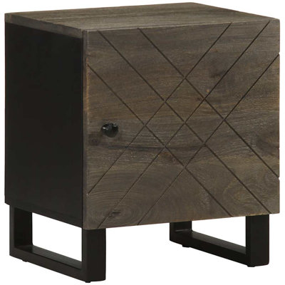 Alysan 40cm W Metal Bedside Table