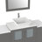 Ravenna 54" Freestanding Single Sink Bathroom Vanity with Engineered Marble Top and Matching Mirror-27042778