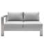 Causeuse d'extérieur en aluminium Shore Sunbrella-2095654384