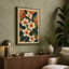 Blooms in Ochre Botanical - Wrapped Canvas-435938407-435938396