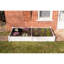 Lit de jardin surélevé en PVC avec design modulaire l 48 po x P 48 po Suncast, fabriqué aux États-Unis