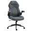 Chaise de bureau à haut dossier Vinsetto avec accoudoirs rabattables-1712268770