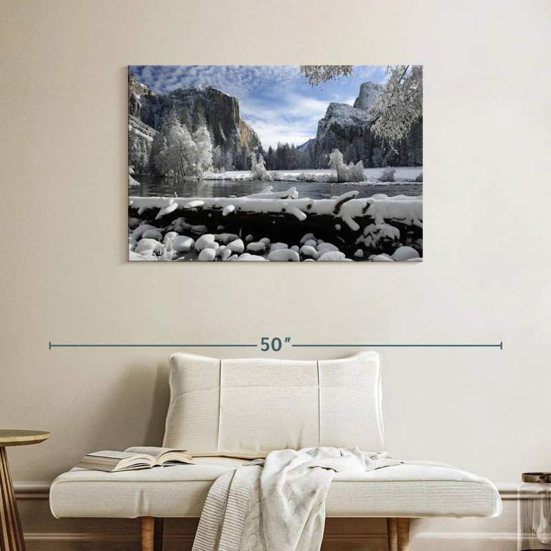 Alvord Yosemite Winter Wonderland, H 26 po x l 39 po