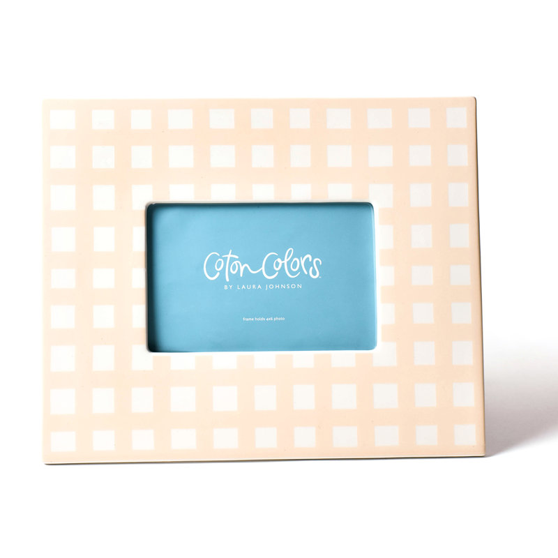 Ceramic Picture Frame, Pink