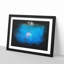 Jellyfish In Pink & Blue With Sunlight Paint Splash - Picture Frame Graphic Art-56866672-56866673