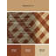 Tapis moelleux moelleux traditionnel à motif écossais brun - Reliure brun clair-1097164333