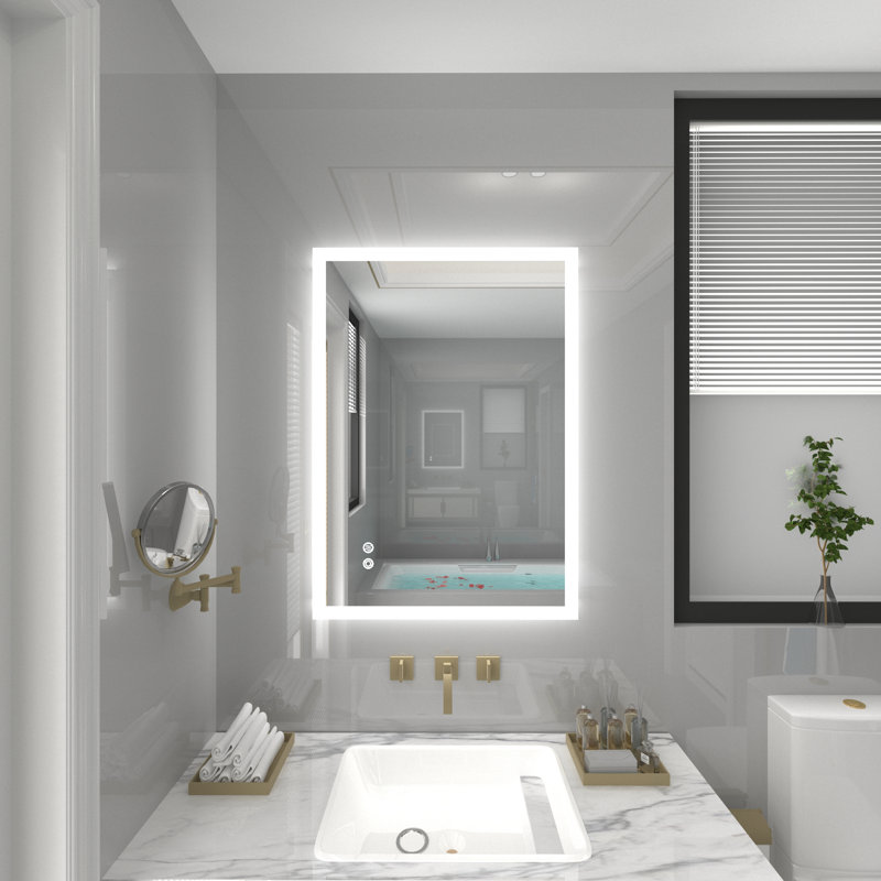 Demitria Rectangle Mirror, 50 cm H x 70 cm W