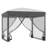 Outsunny 10' X 10' Pop Up Canopy Tent With Netting