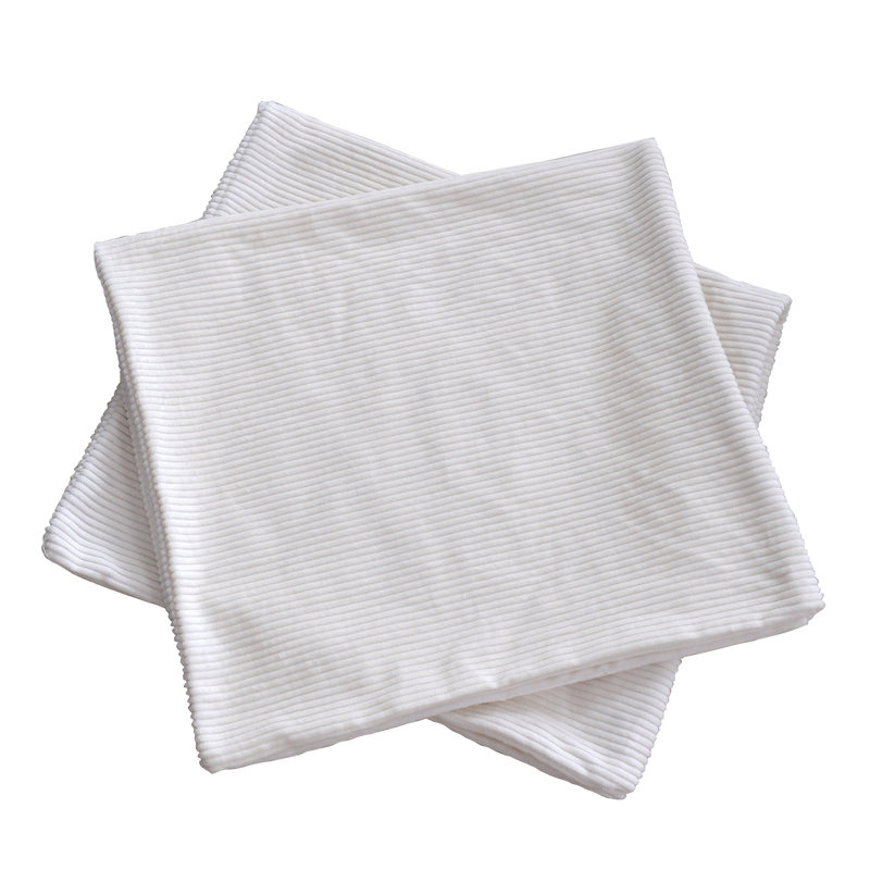 Housse de coussin rectangulaire, Blanc antique