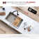Builder Stylish Dual-Mount 27" Stainless Steel Single Bowl Kitchen Sink with Grid and Strainer