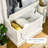 Hall Tree with Coat Rack, Storage and Sitting Bench, White