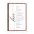 Brown Floater Framed