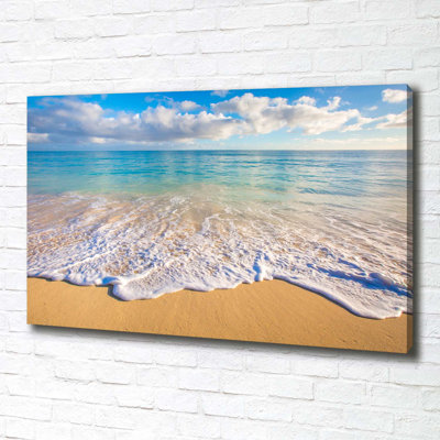 Hawaiian Beach - Wrapped Canvas Print