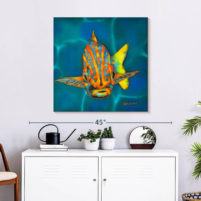 Petit poisson-ronce Brampt, H 30 po x l 30 po