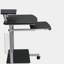 Chariot d'ordinateur compact avec rangement, espresso