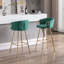 Ensemble de 26 tabourets de bar 26 po avec repose-pieds chromé et tabouret de bar simple Golden Leg-2004820903