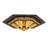 Thulelo Glass Flush Mount