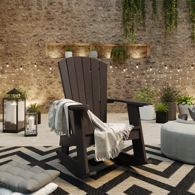 Chaise berçante en plastique Adirondack Captiva