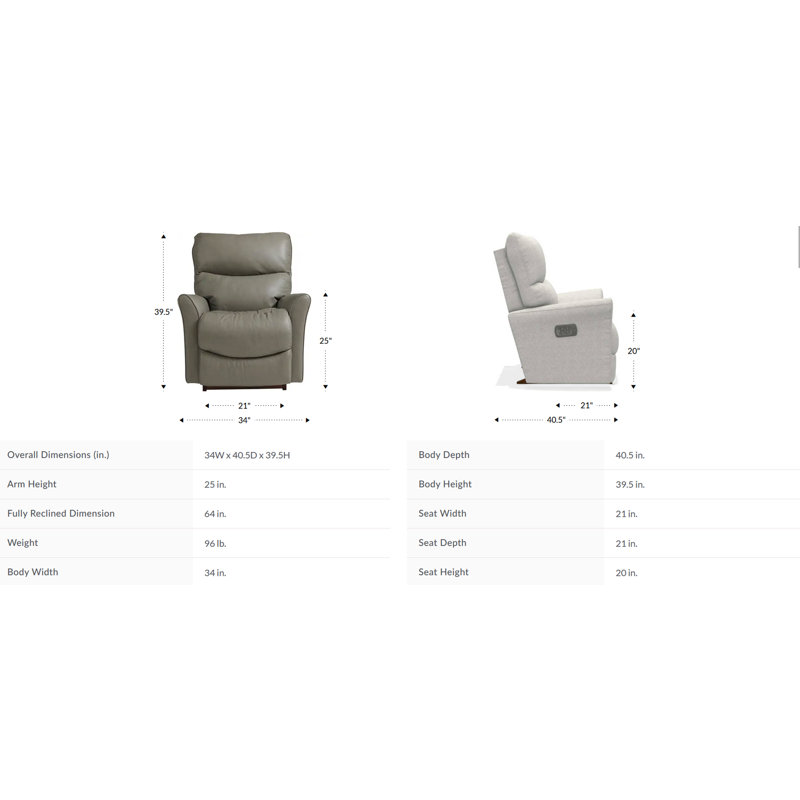 Rowan Power Rocking Recliner with Power Headrest and Lumbar