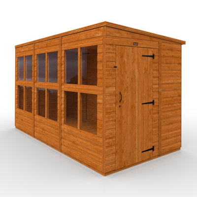 12x6w TigerFlex Shiplap Pent Sunroom