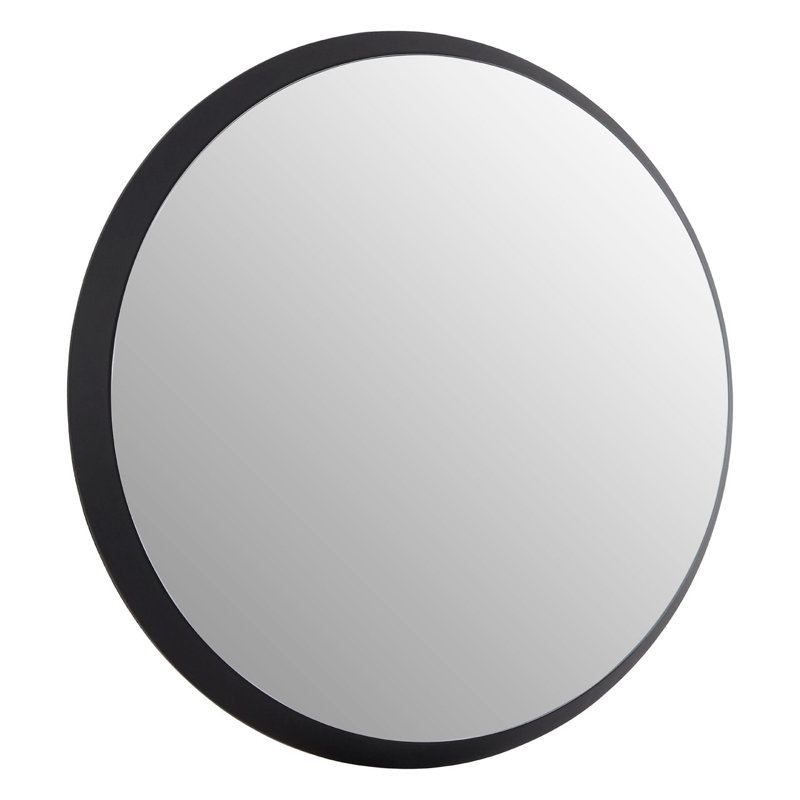 Angelica Solid Wood Flat Wall Mirror, 54cm H x 54cm W