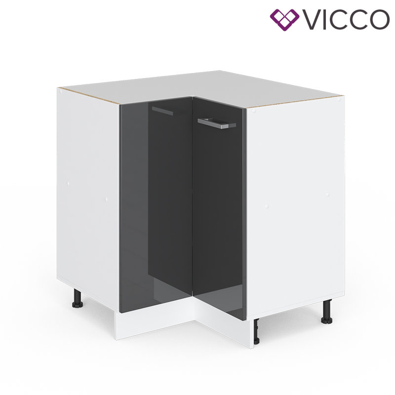 Merih Glossy Base Unit, Anthracite