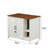 42‘’W Cat Litter Box Enclosure,Suitable for Litter Robot 3/4,with Litter Collector, Power Outlet and Dog-Proof Shelf（Antique White）-531837330