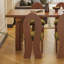 French vintage solid wood table set-109512867